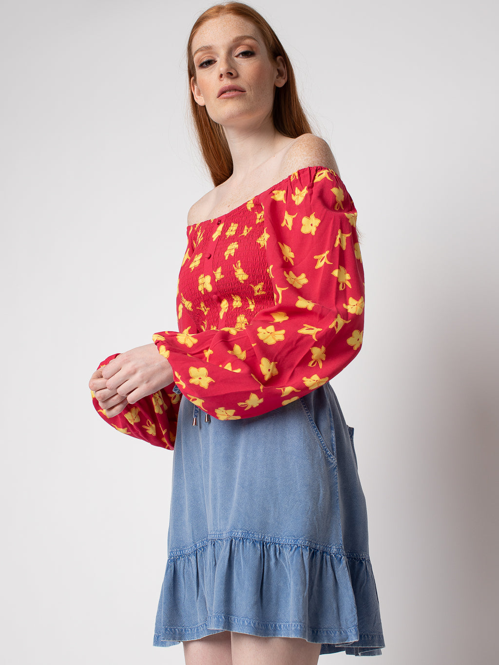 Blouse à Col Ample