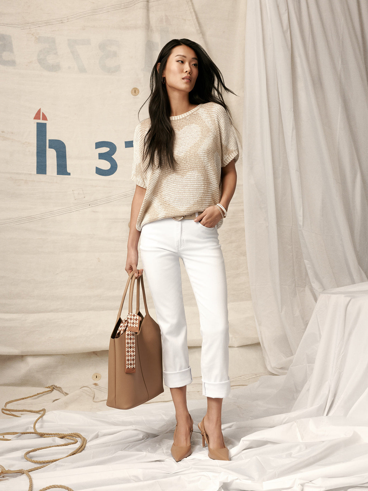 T-shirt à manches courtes en tricot