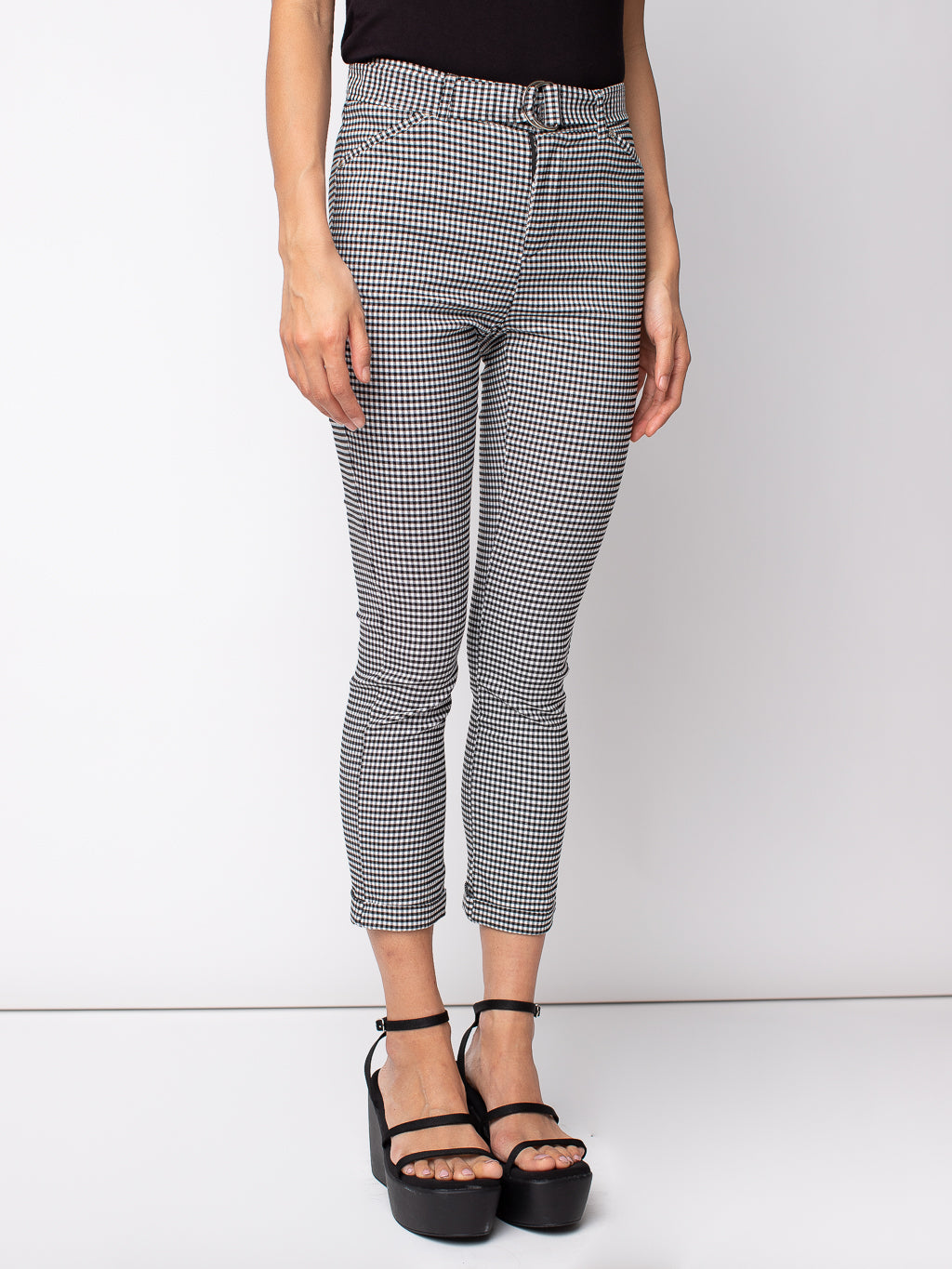 Skinny fitted capri