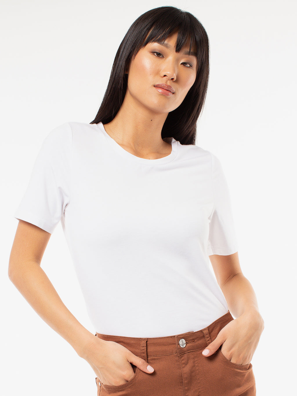 Short-sleeve fitted t-shirt