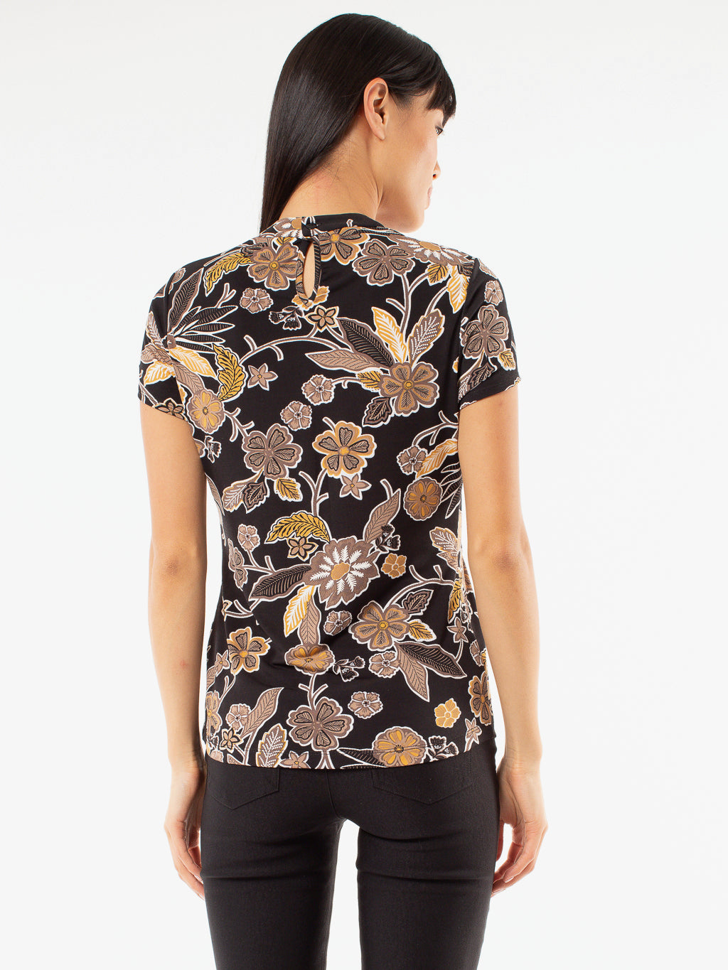 T-shirt semi-ajusté à manches courtes