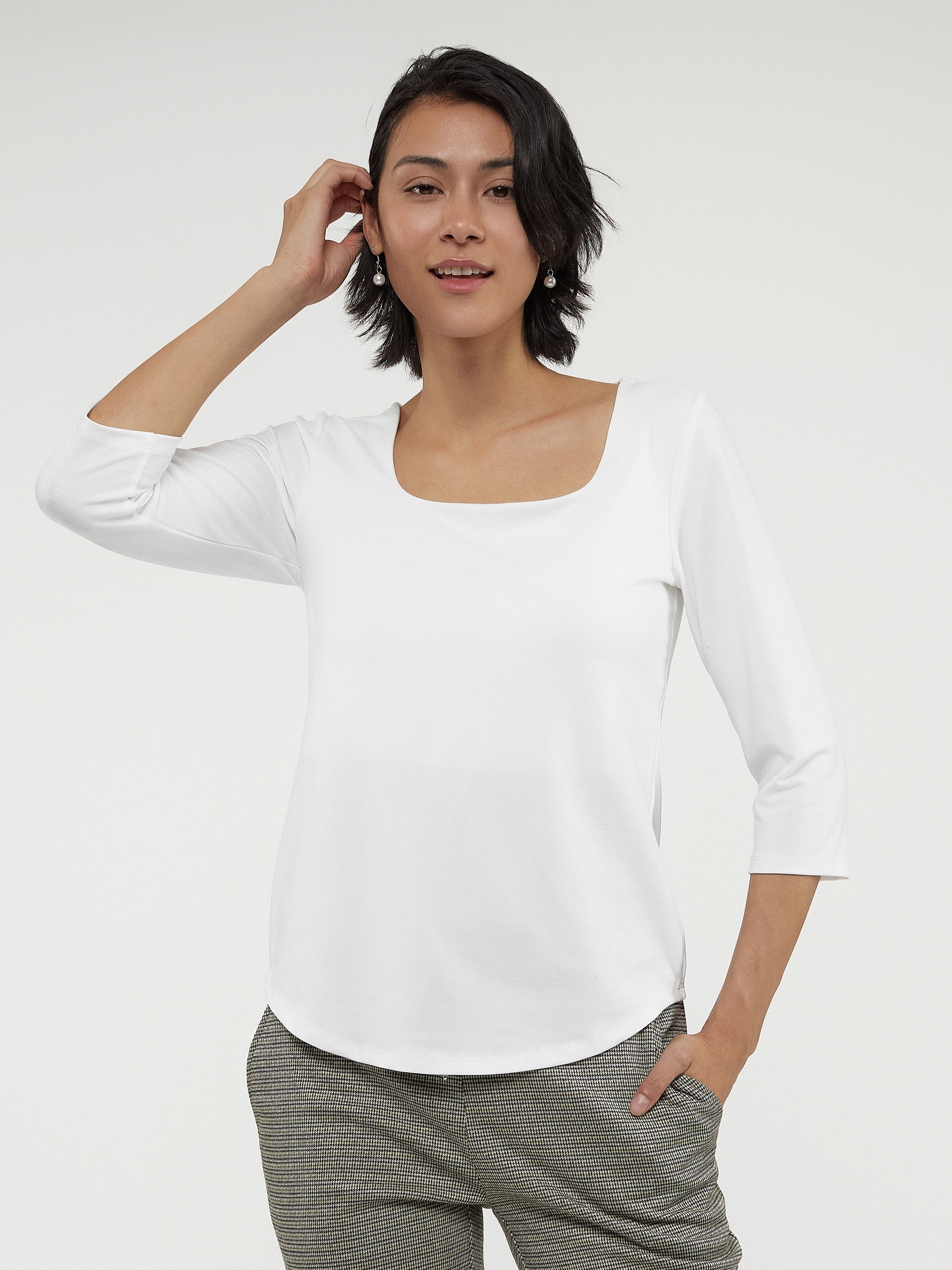 T-shirt à manches 3/4