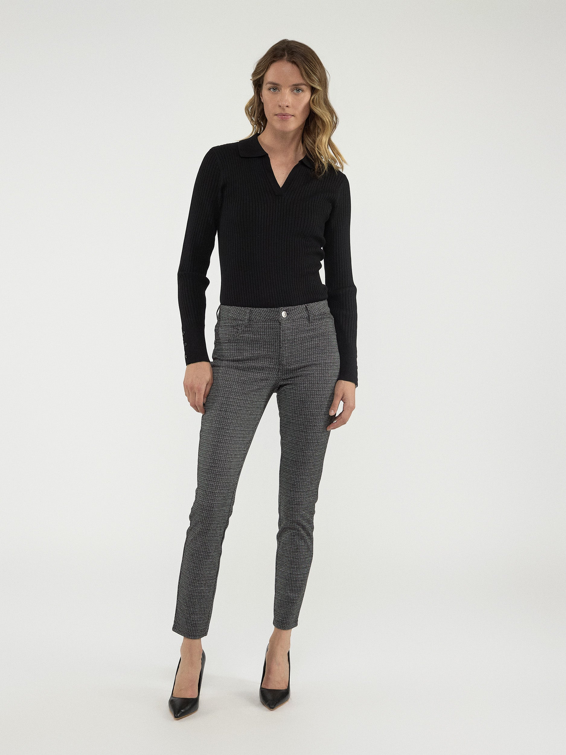 Pantalon Stretch étroit Vert Didi Taille 36 – Modèle ZC118 En Très Bon état D'occasion