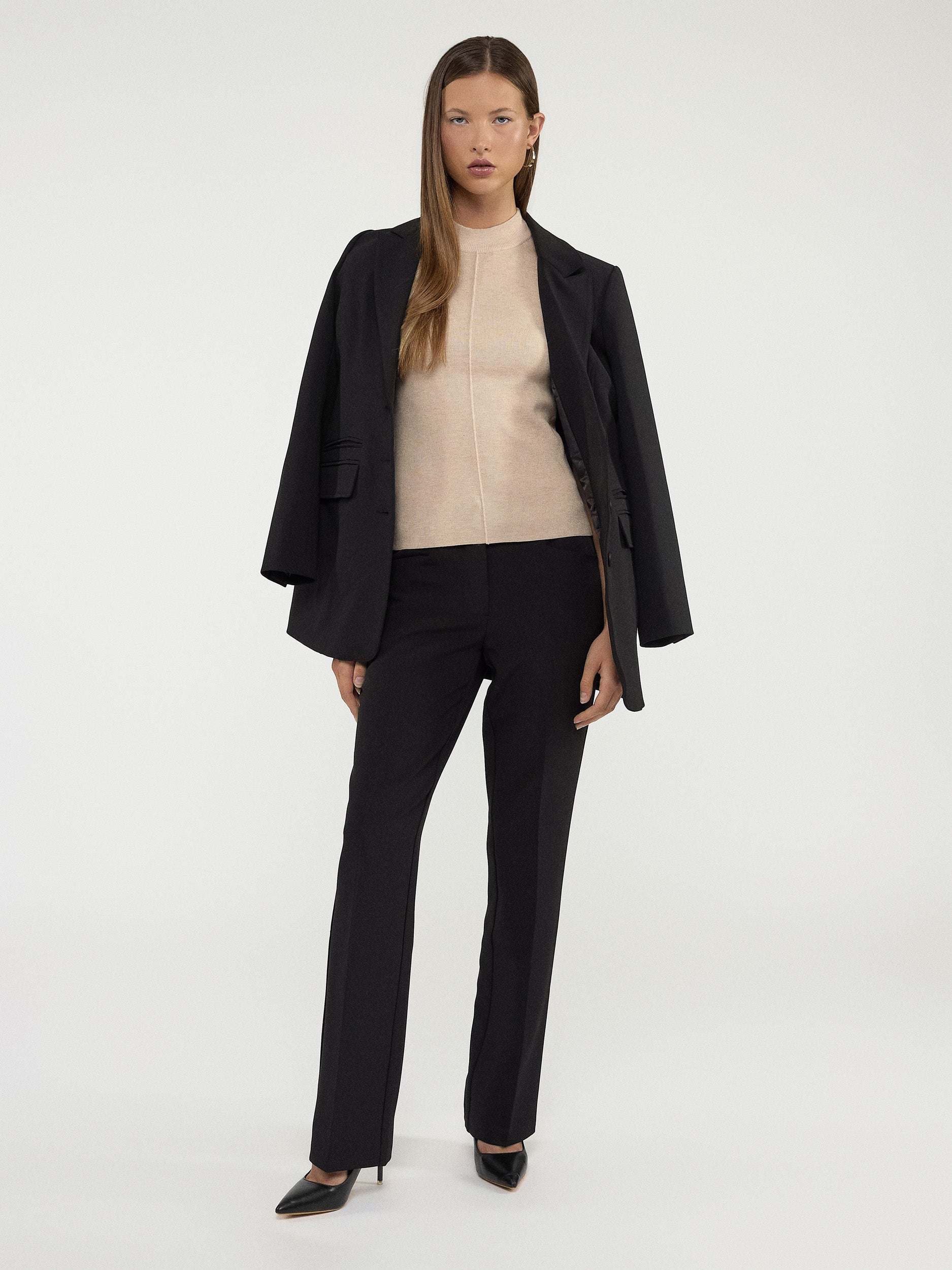 Chandail ajusté à manches 3/4