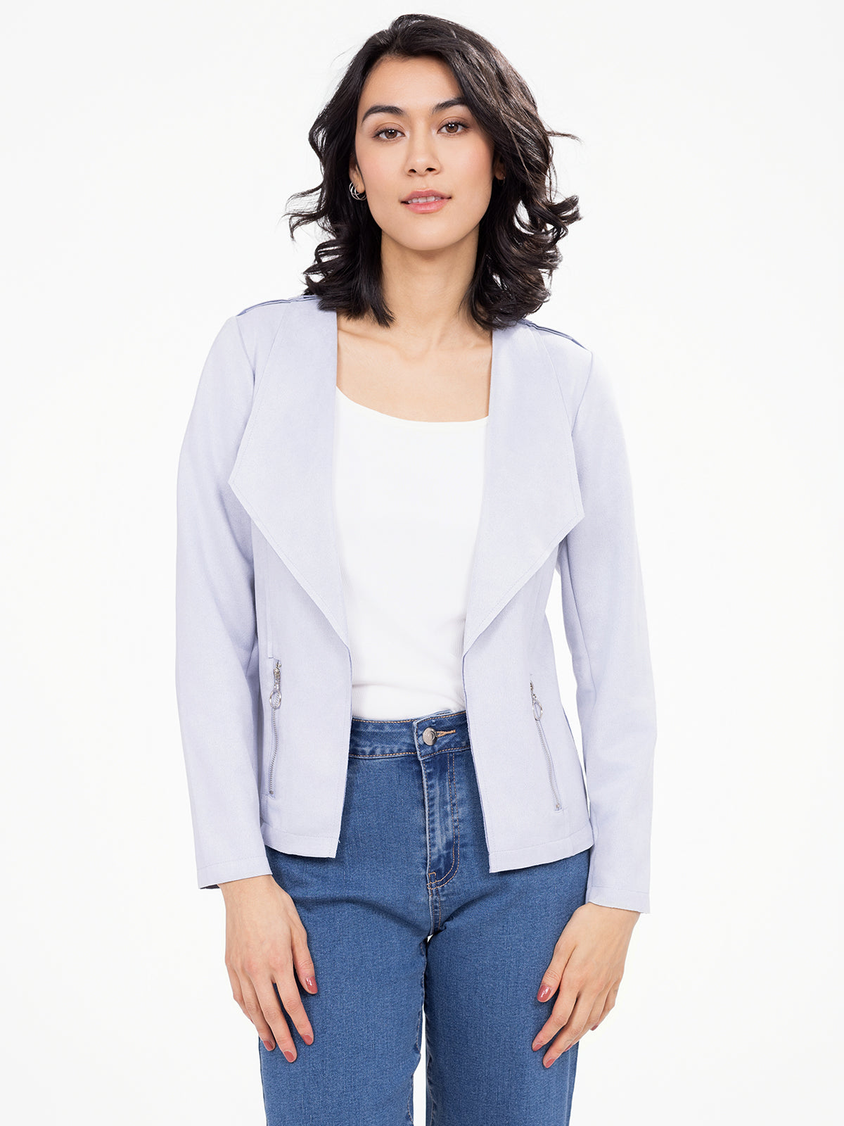 Veste en tricot à manches longues