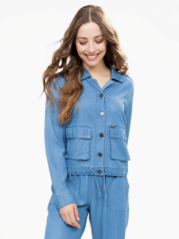 Lightweight Jacket with Patch Pockets