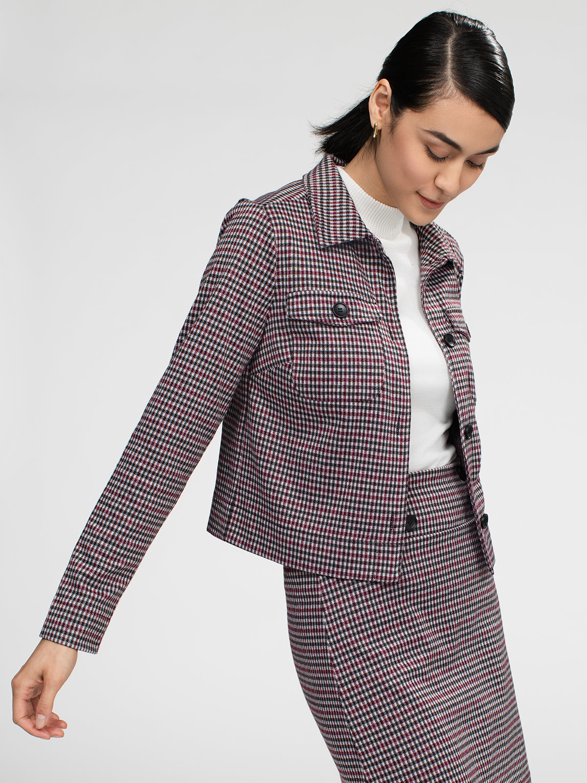 Veste en tricot à manches longues