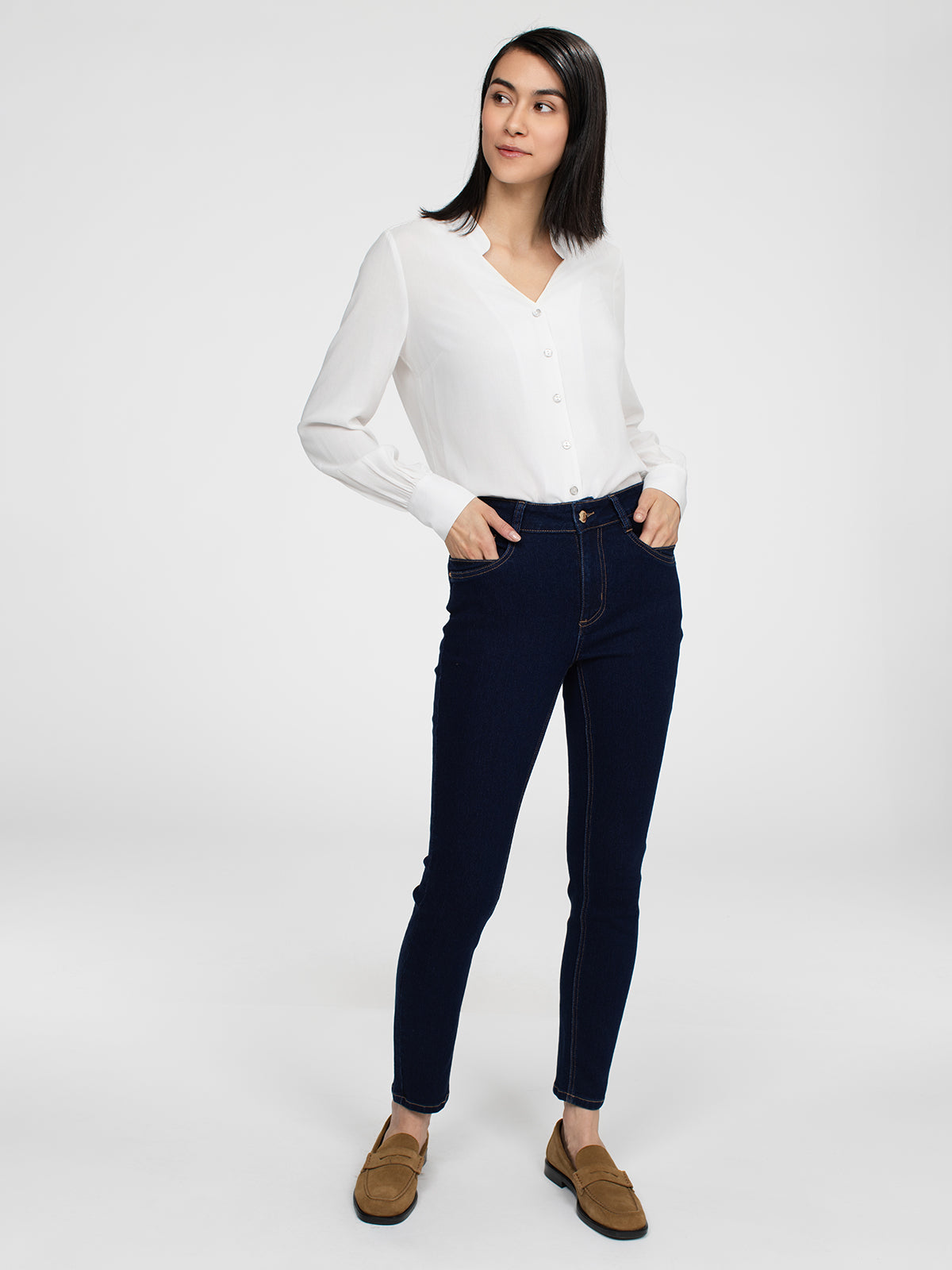 Jean skinny semi-ajusté