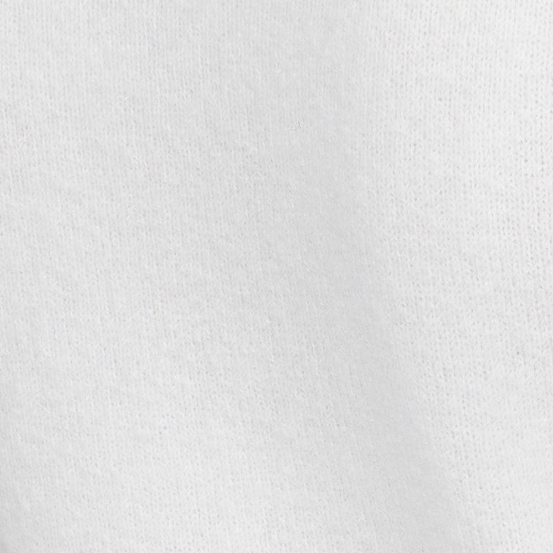 Long-sleeve semi-fitted pullover sweater