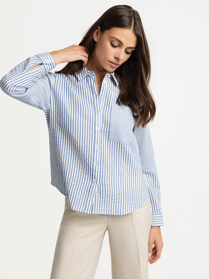 Blouse Femme Skunkfunk Taille 2 - Tunique Jaune Sans Manches, Coton, Très Bon état Occasion