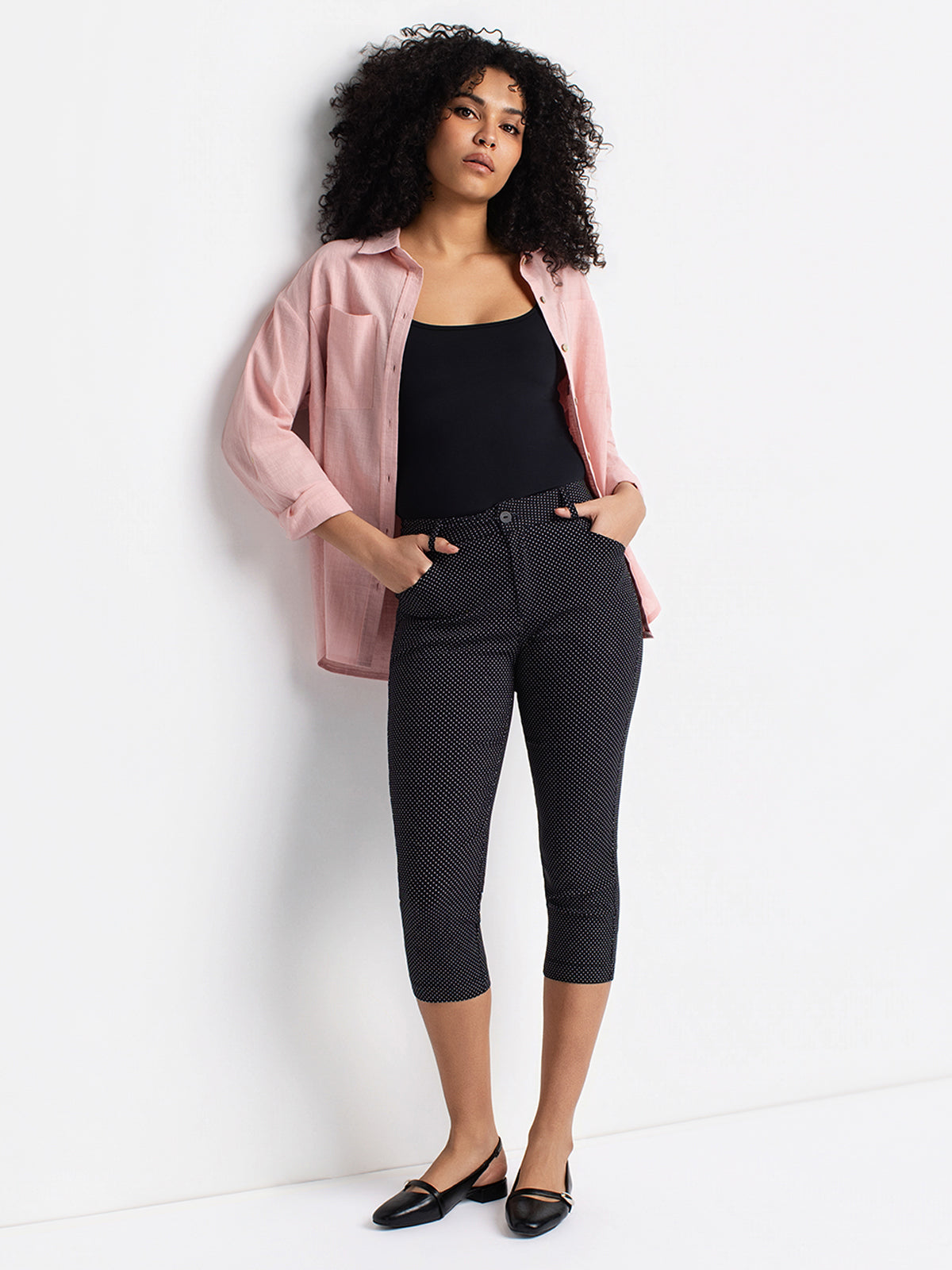 Capri skinny ajusté