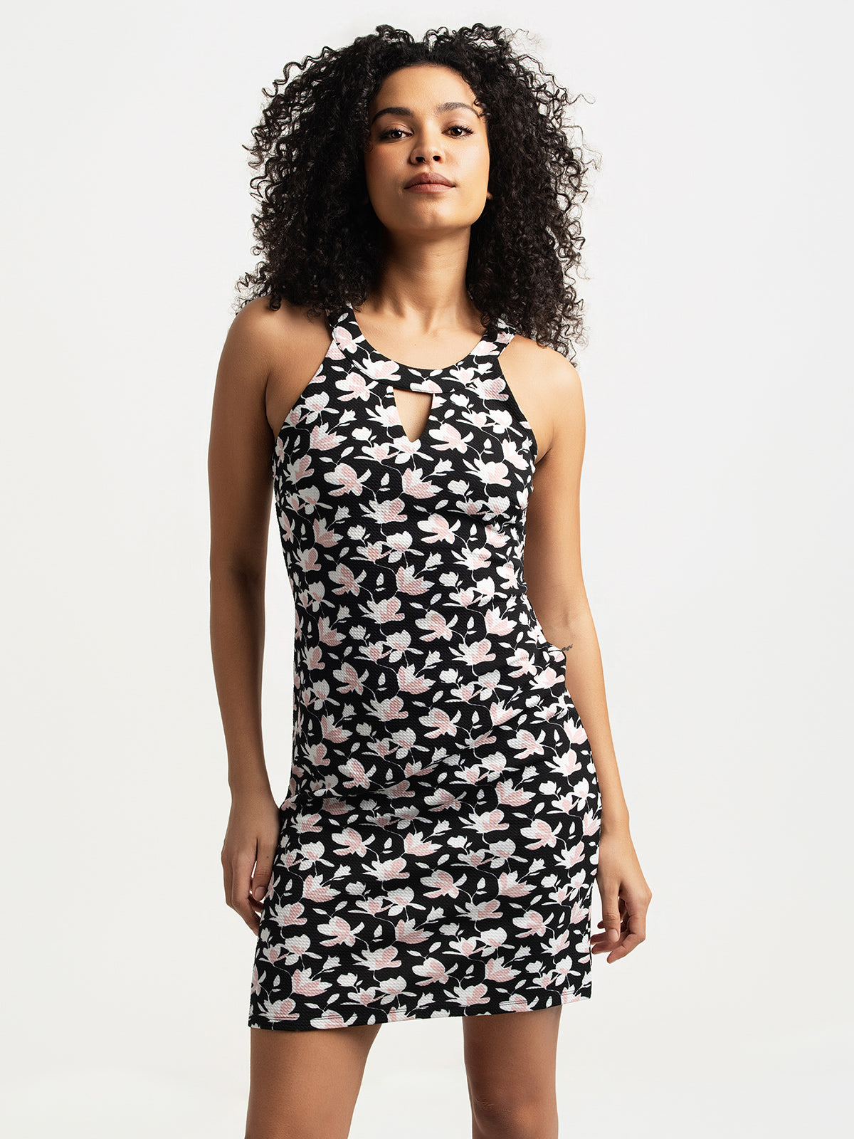 Robe midi ligne A en tricot