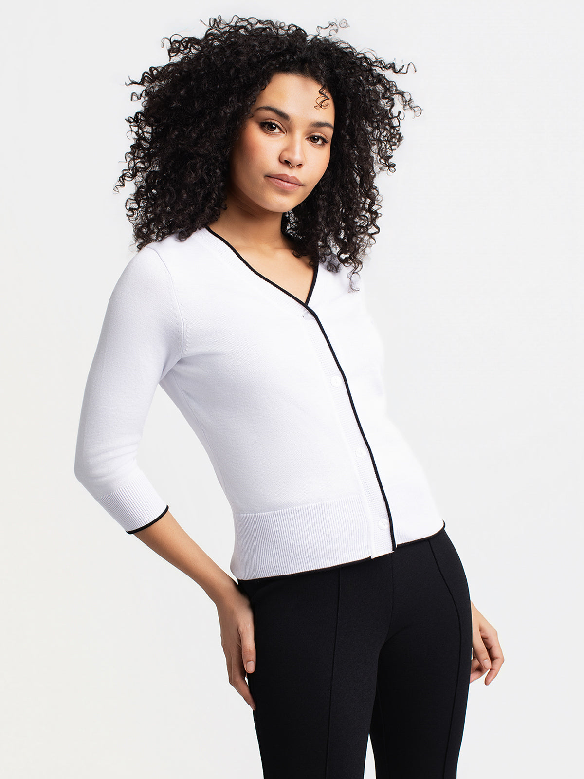 Cardigan à manches longues