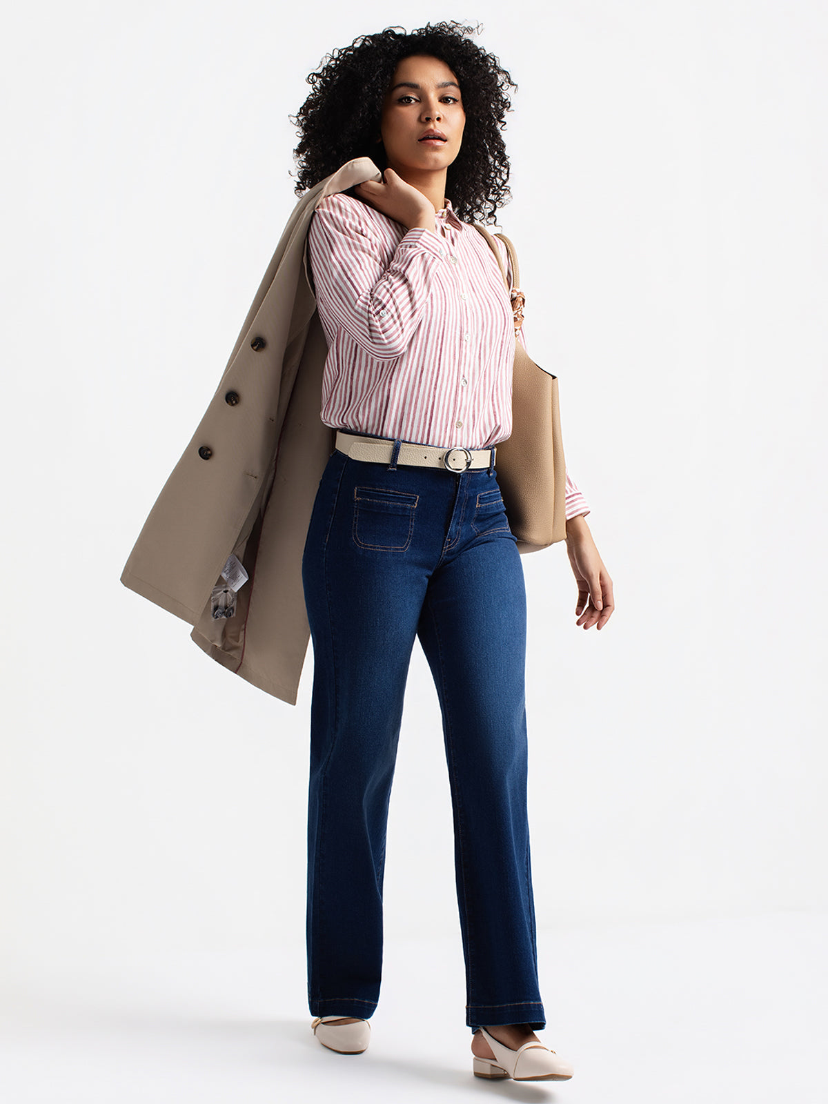 Blouse à manches longues avec boutons