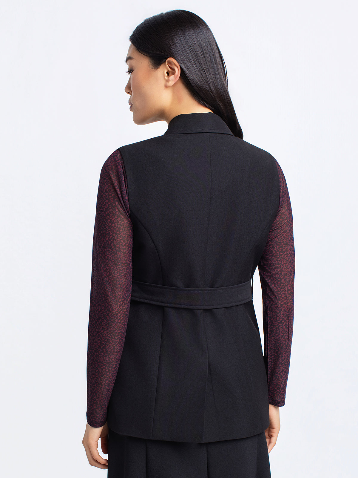 Sleeveless dress jacket