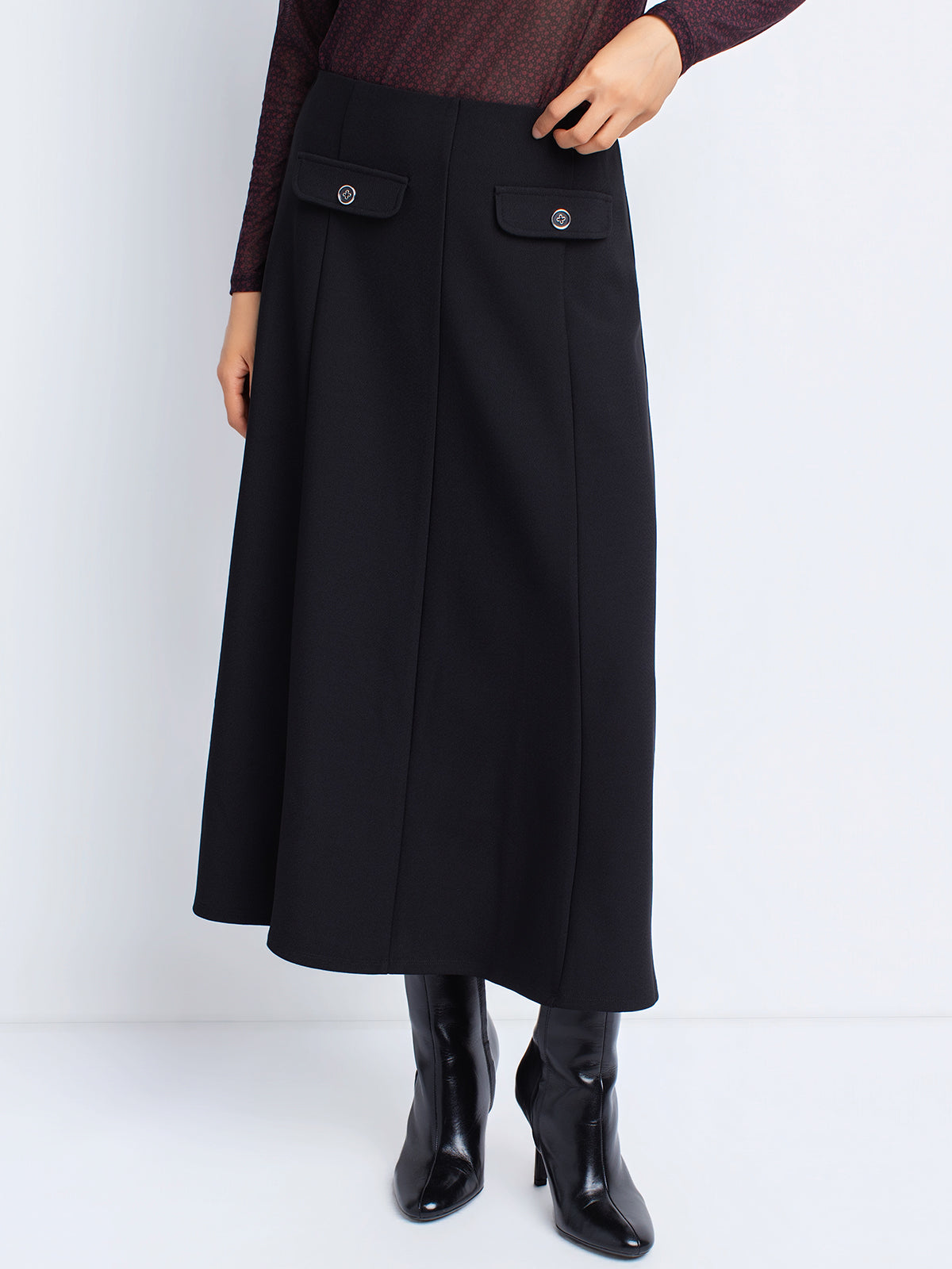 Jupe midi ligne A