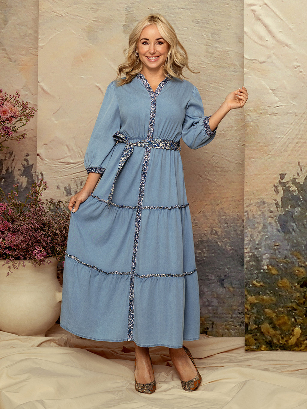 Robe "La Mode Est à Vous" Taille 38/40 - Coton Noir, Manches Longues - Occasion Très Bon état