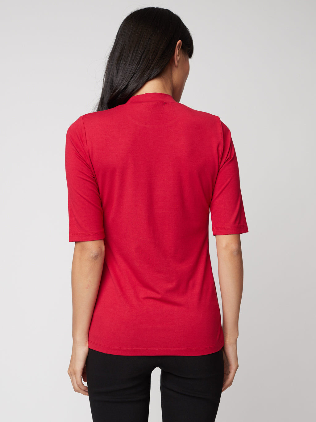 T-shirt semi-ajusté à manches 3/4