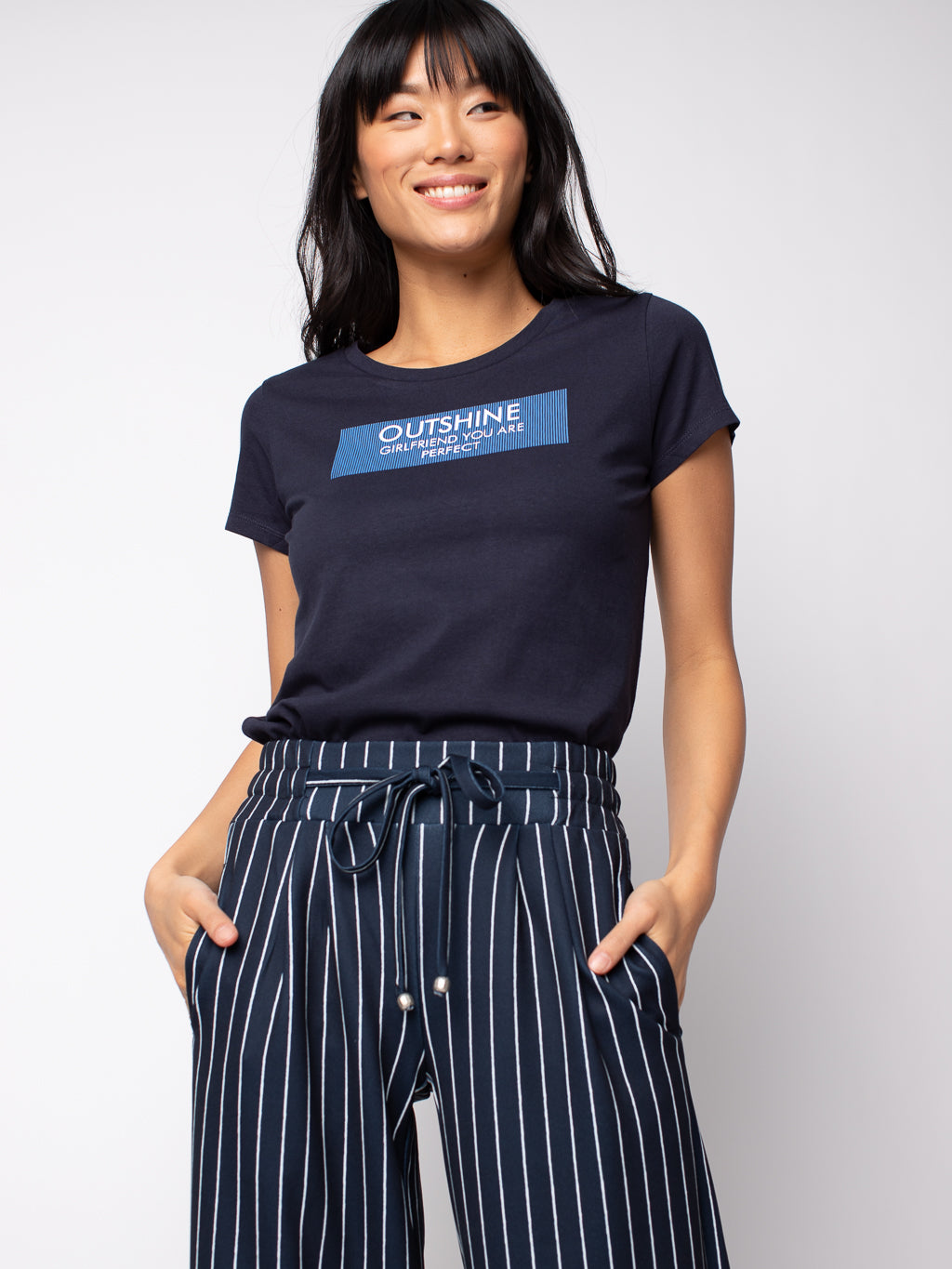 T-shirt semi-ajusté à manches courtes