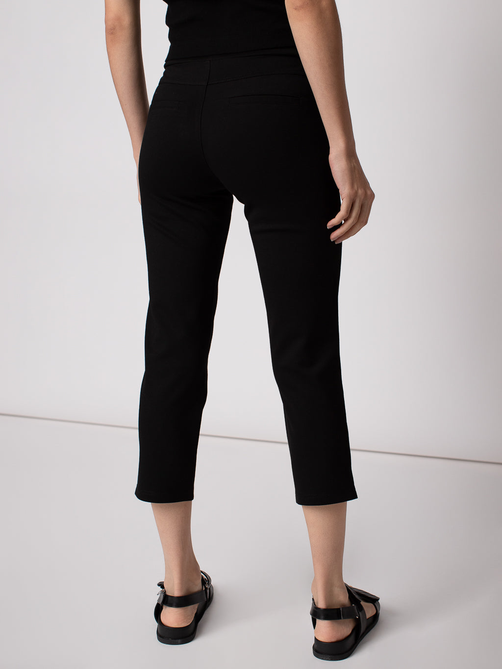 Capri skinny ajusté en tricot à enfiler