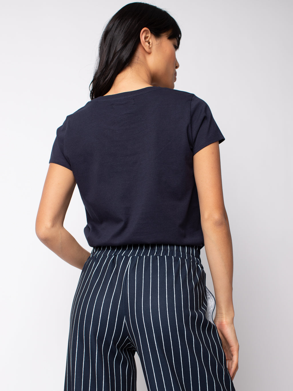 T-shirt semi-ajusté à manches courtes