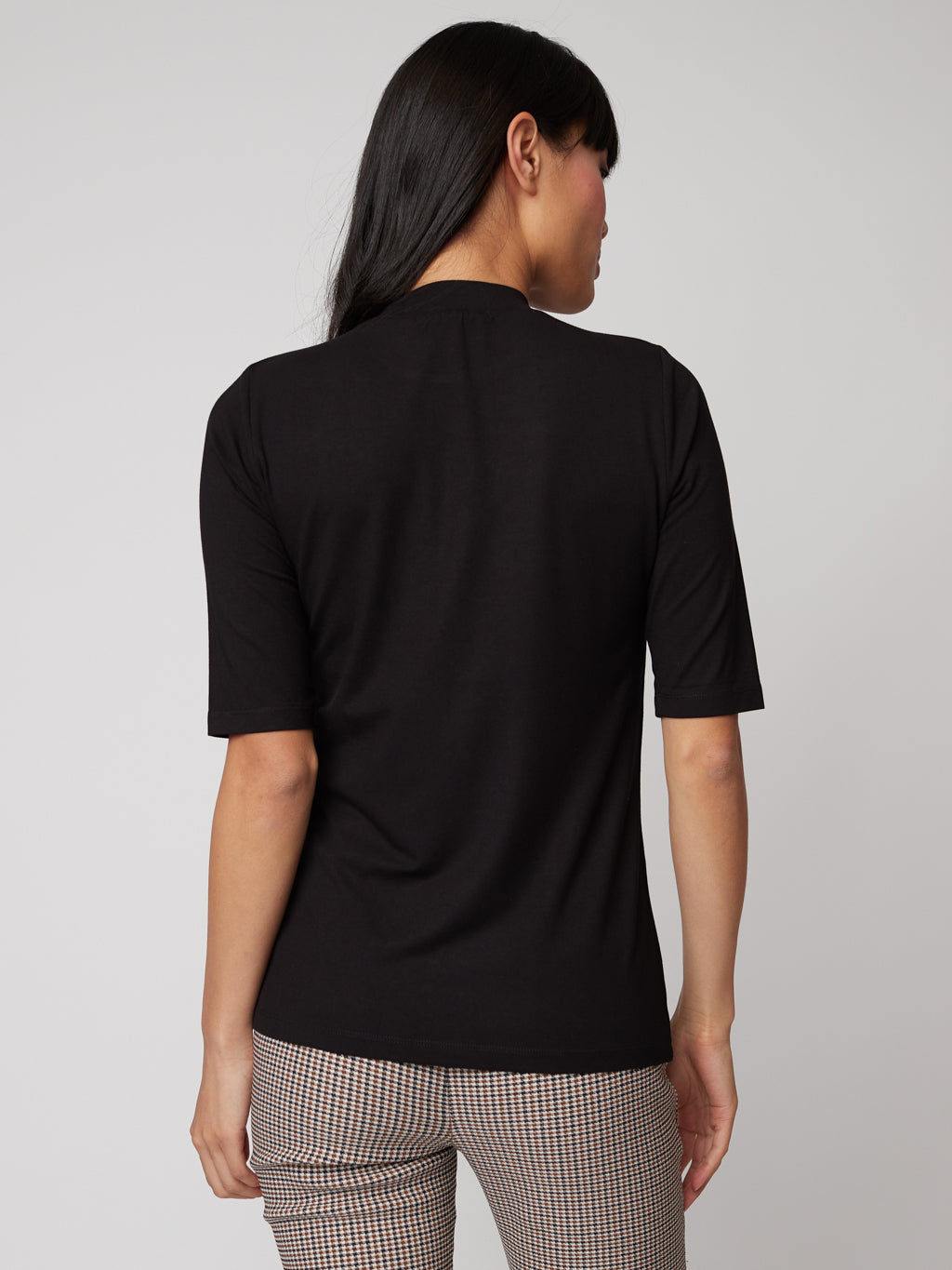 T-shirt semi-ajusté à manches 3/4