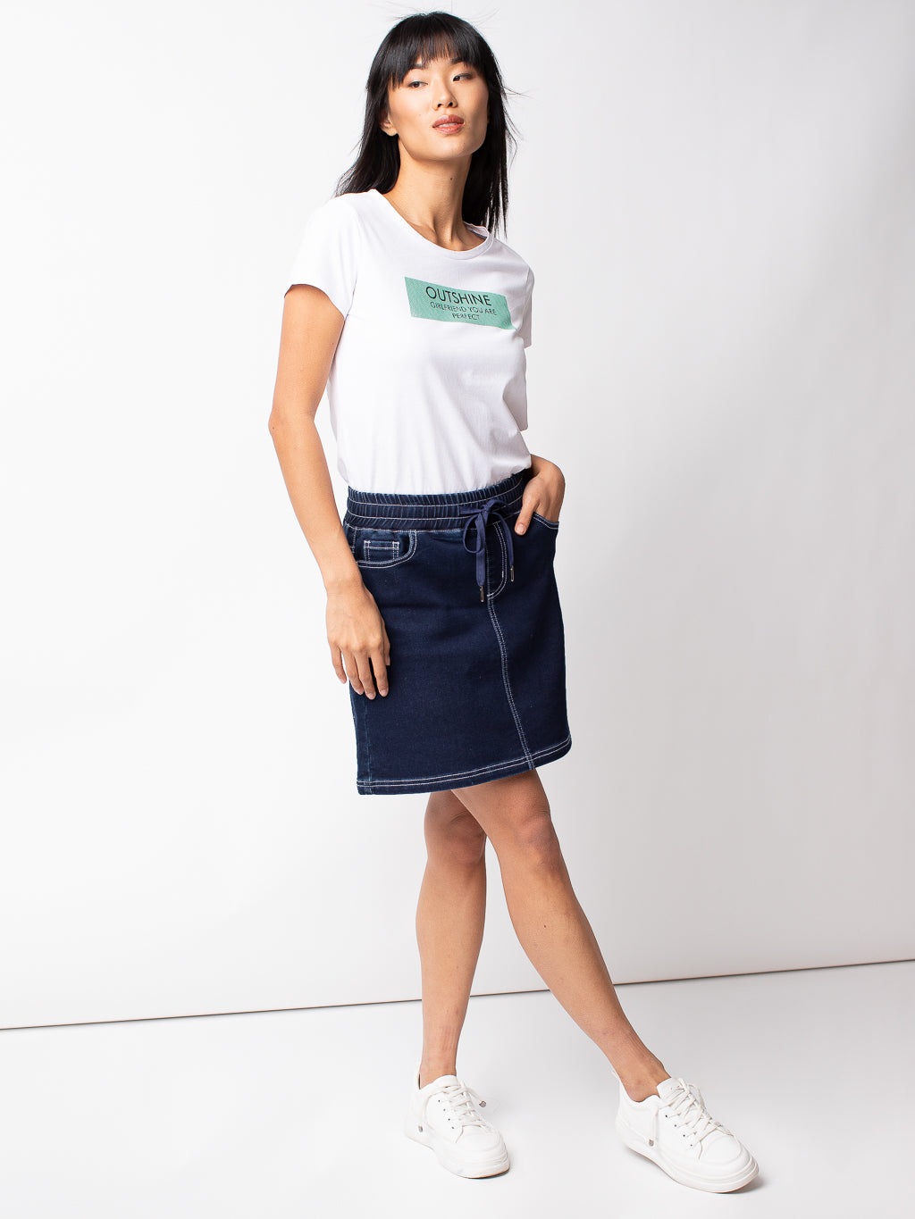 T-shirt semi-ajusté à manches courtes