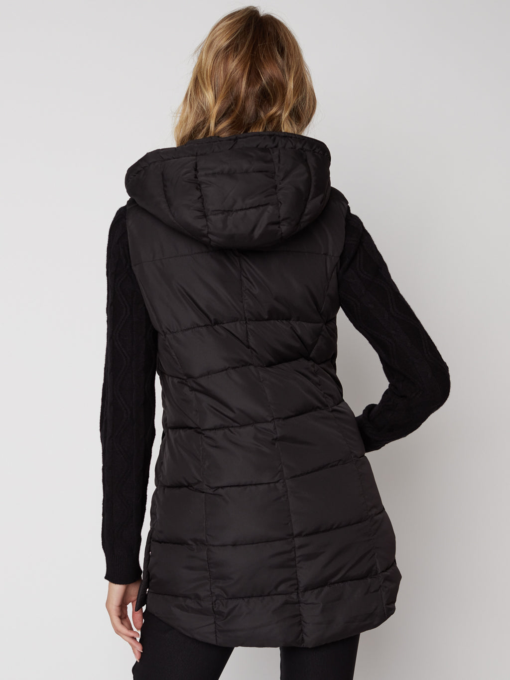 Mid thight semi-fitted coat