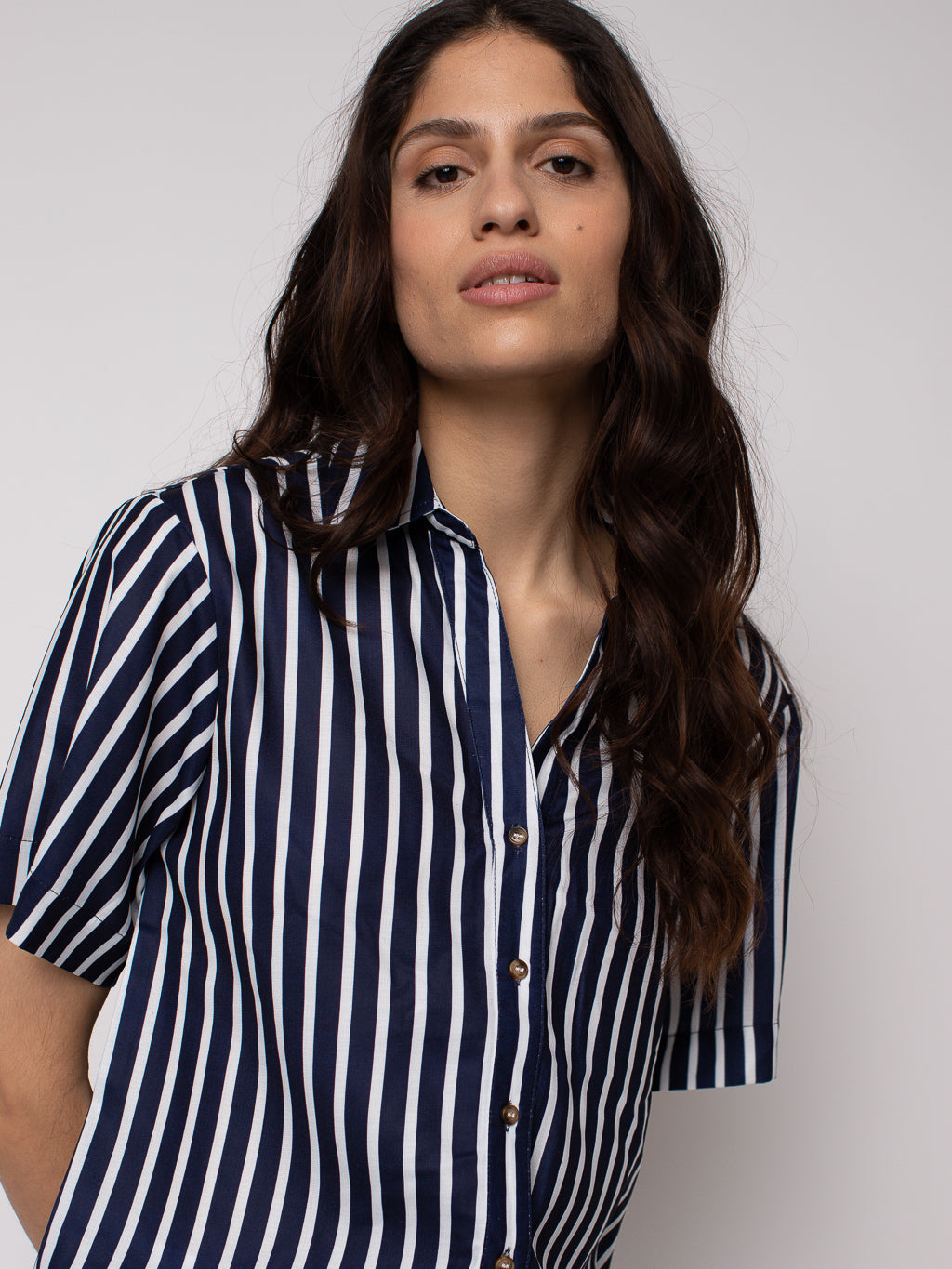 Blouse ample avec boutons