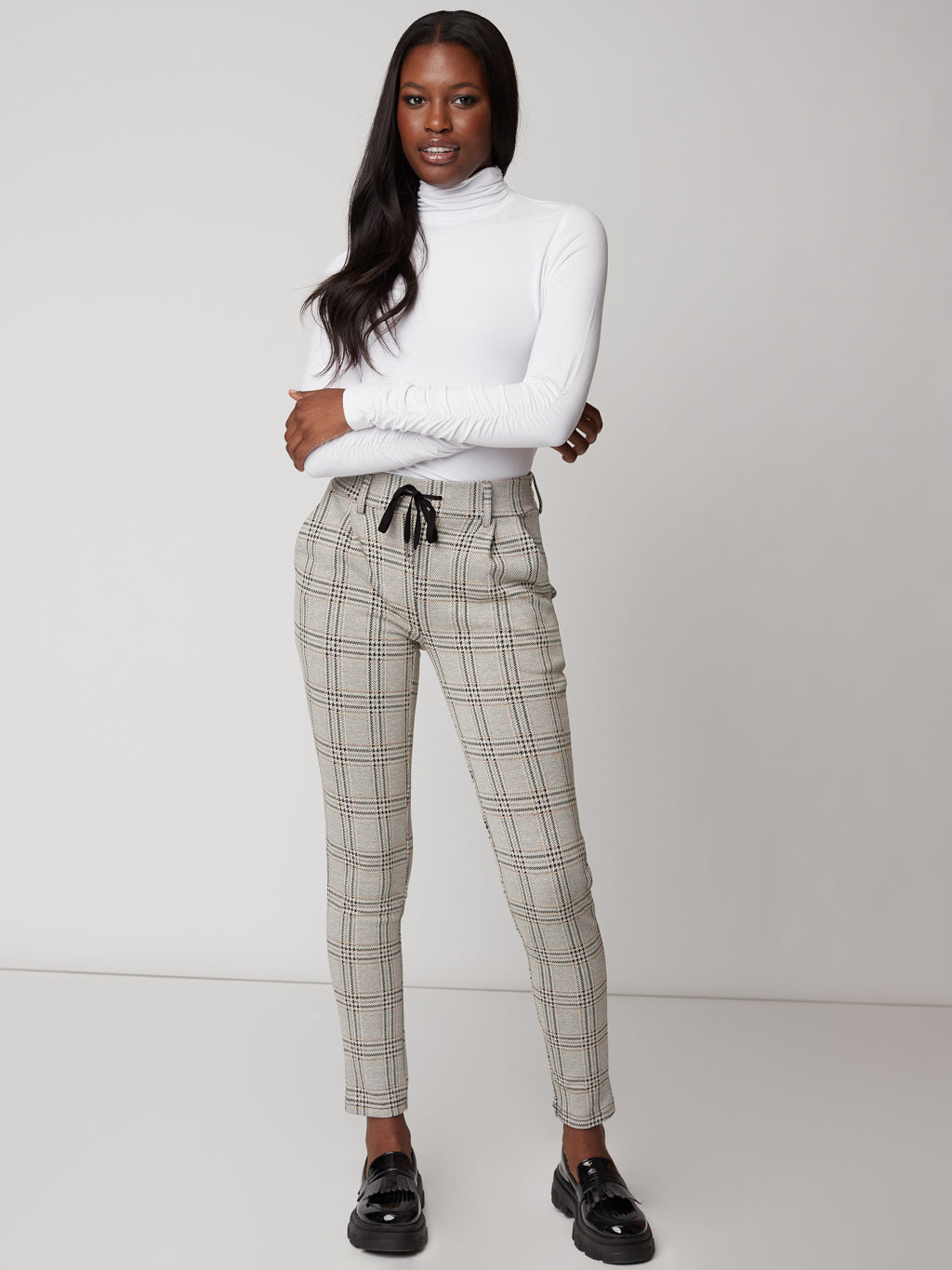 Straight printed pant