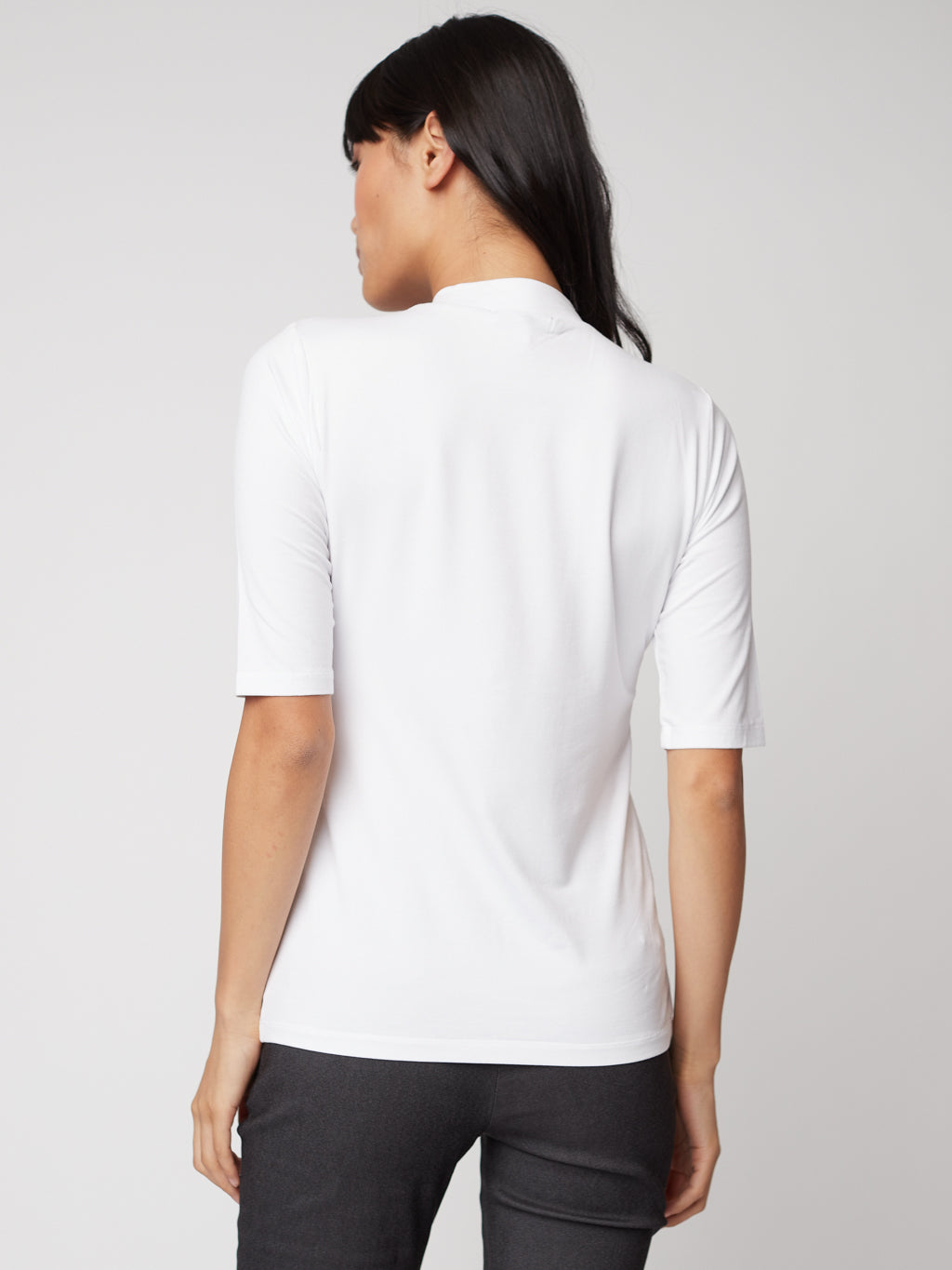 T-shirt semi-ajusté à manches 3/4