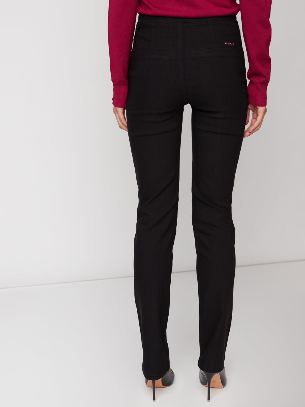 Pantalon étroit ajusté à enfiler